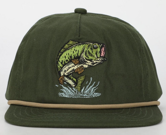 Bass Snapback Rope Hat