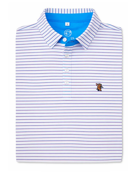 Boys Youth Cloud Polo - Pink/Blue
