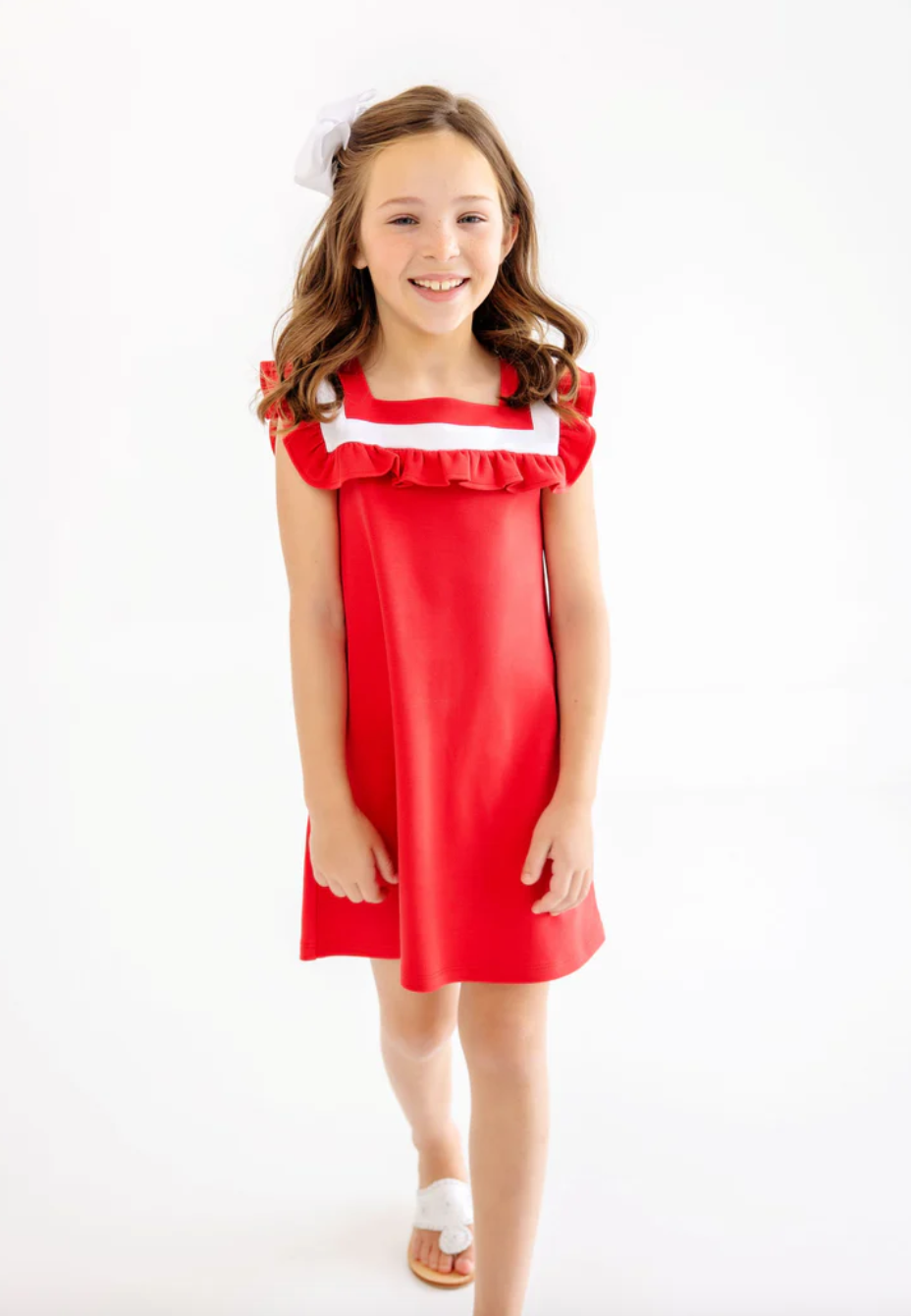 Darla Dress - Richmond Red