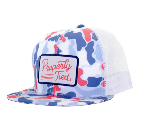 Boys Sportsman Trucker Hat - Americana Camo