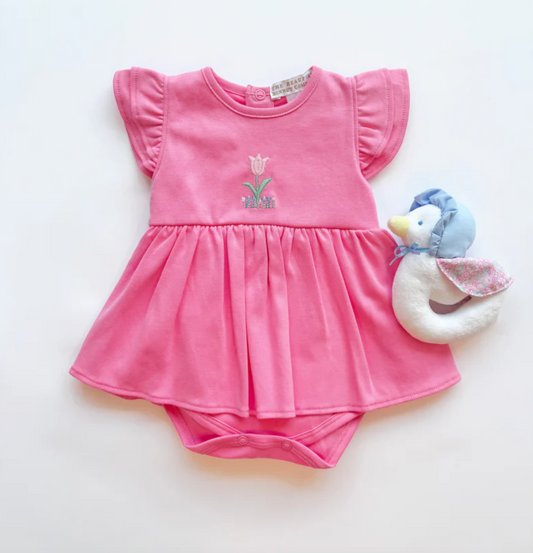 Daisy's Diaper Dress - Romany Rose