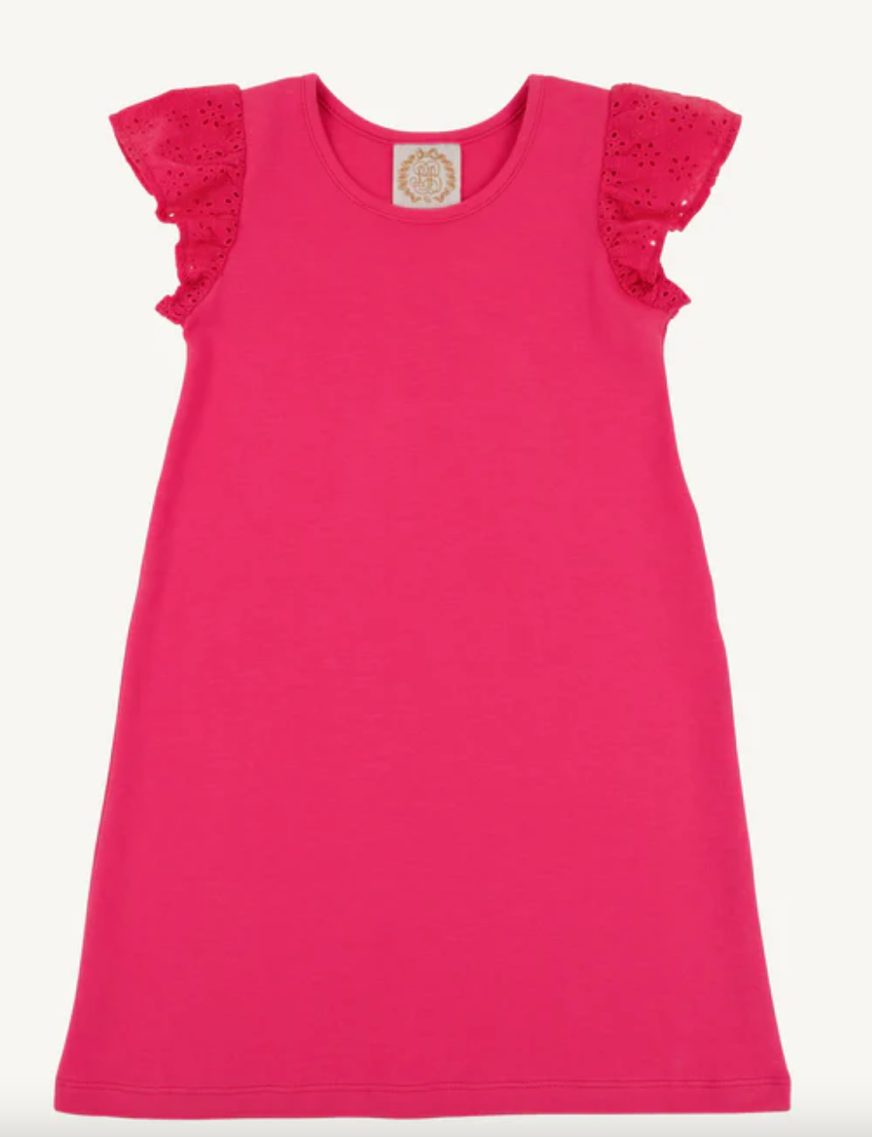 Ellen's Eyelet Dress - Palm Springs Punch