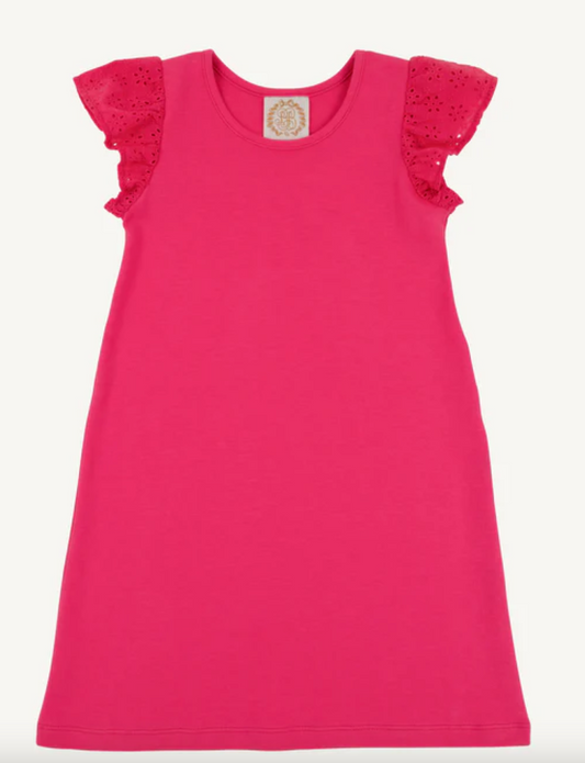 Ellen's Eyelet Dress - Palm Springs Punch