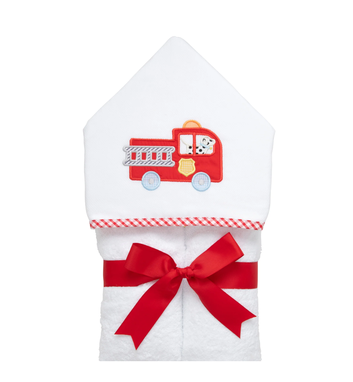 Fire Truck Hooded Towel