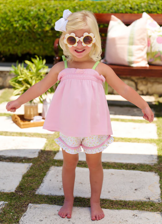 Lainey's Little Top - Pier Party Pink