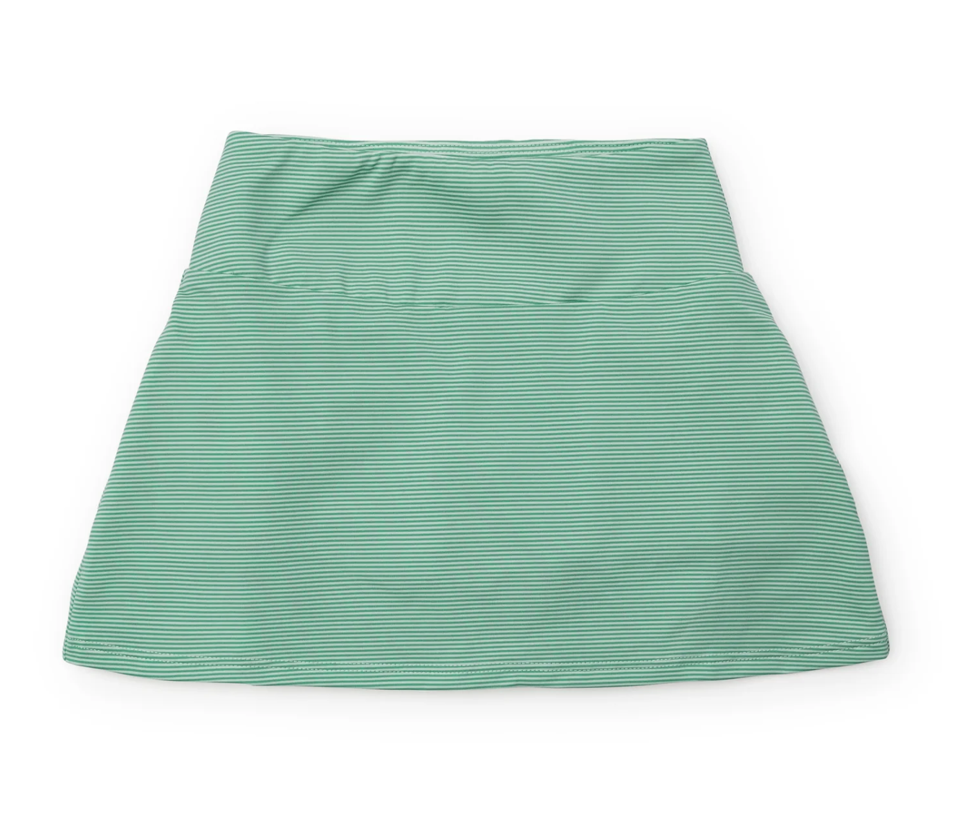 Margot Green Stripe Performance Skirt