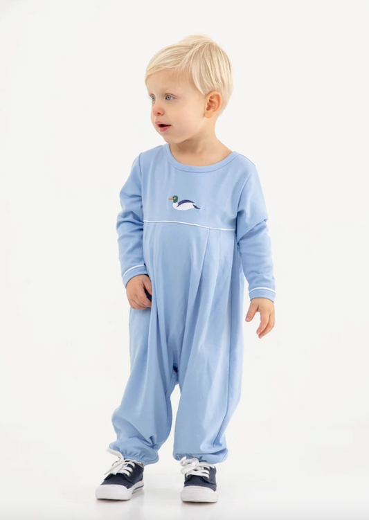 LS Bradford Romper - Sarasota Sky