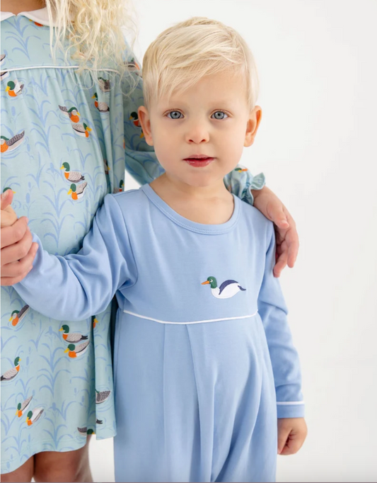 LS Bradford Romper - Sarasota Sky