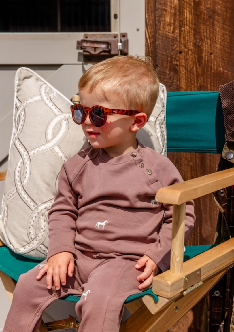 Rayburn Romper - Gray Bay Brown