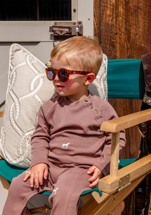 Rayburn Romper - Gray Bay Brown