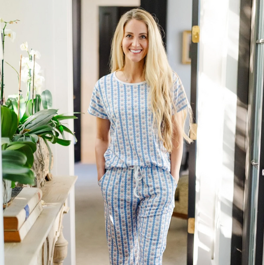 Women's Harvest Ribbon Floral Marcia Pajama