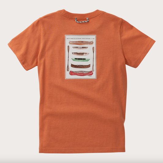 Canoe Art Cotton T-Shirt