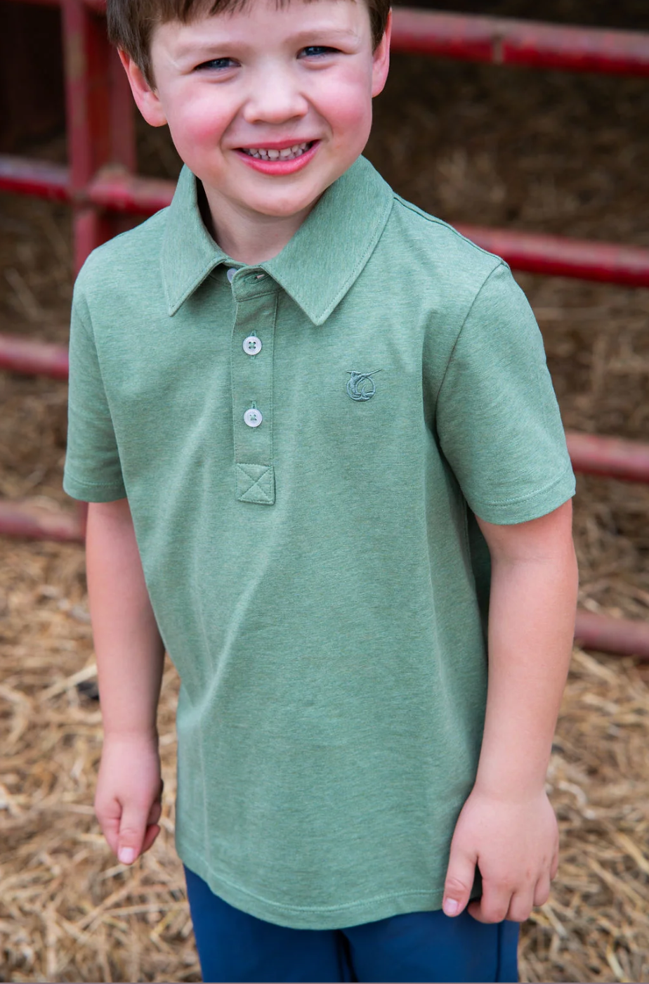 Hedge Green Too Cool Polo