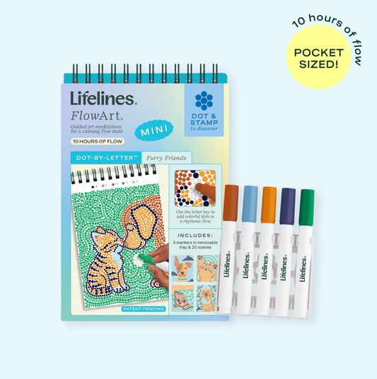Furry Friends Flow Art Mini