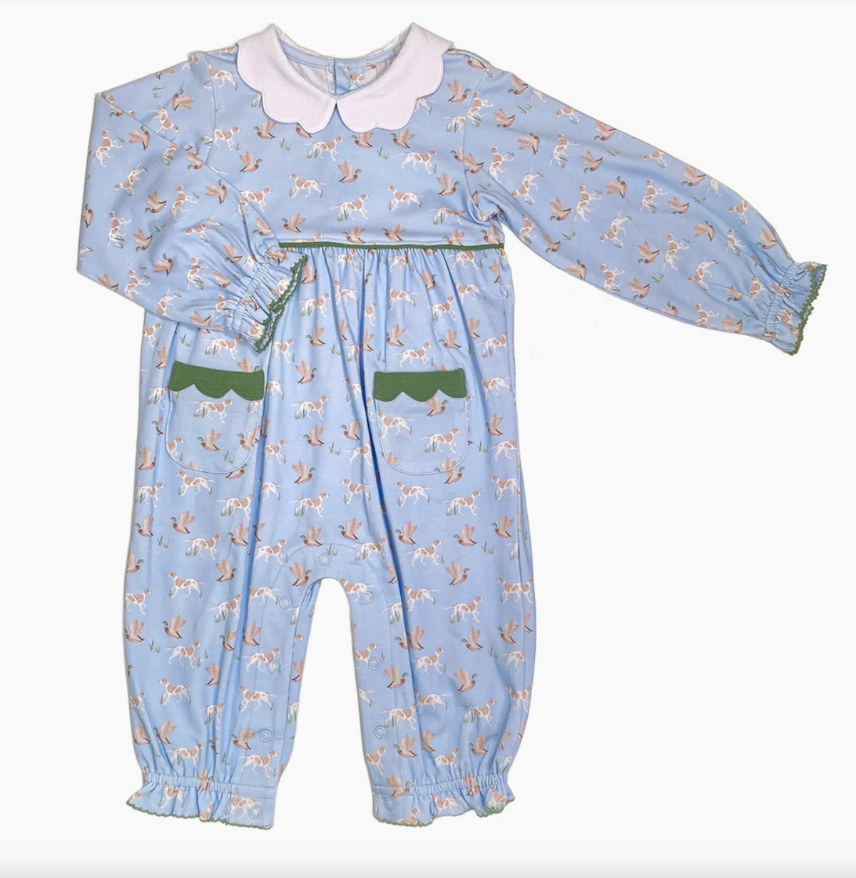 Duck Hunt Girl's Romper
