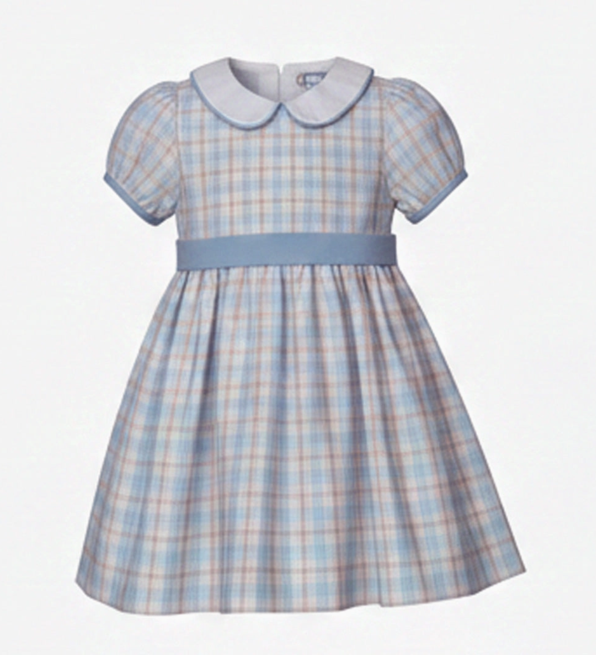 Pink/Blue Plaid Dress