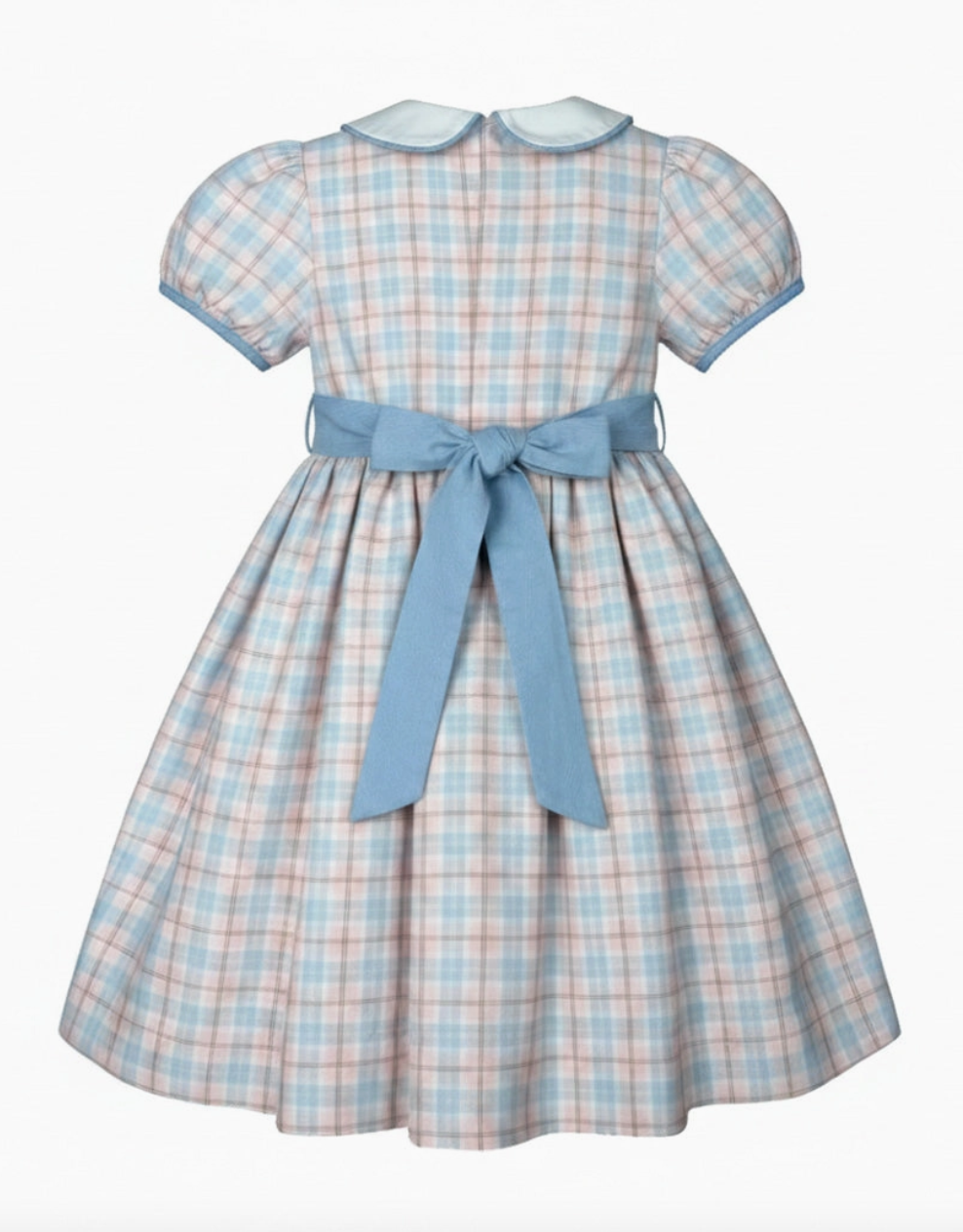 Pink/Blue Plaid Dress