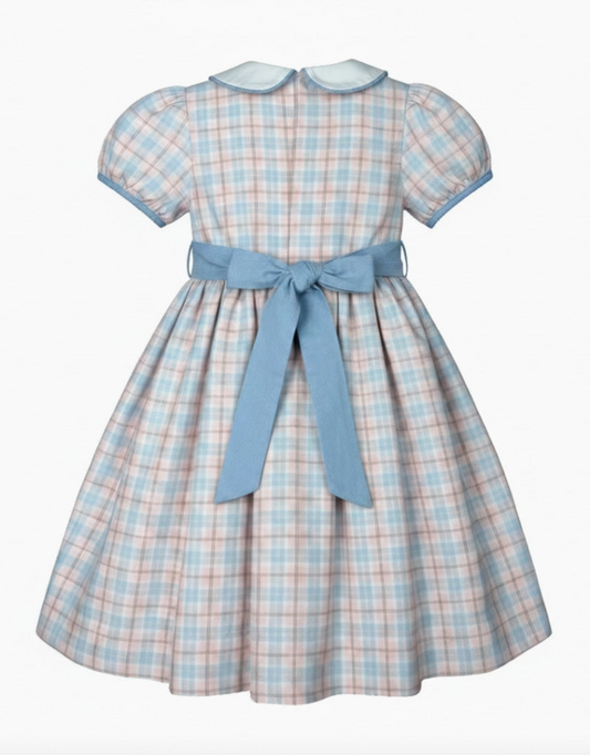 Pink/Blue Plaid Dress