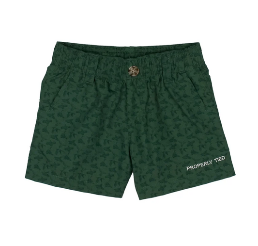 Mallard Shorts Green Flock