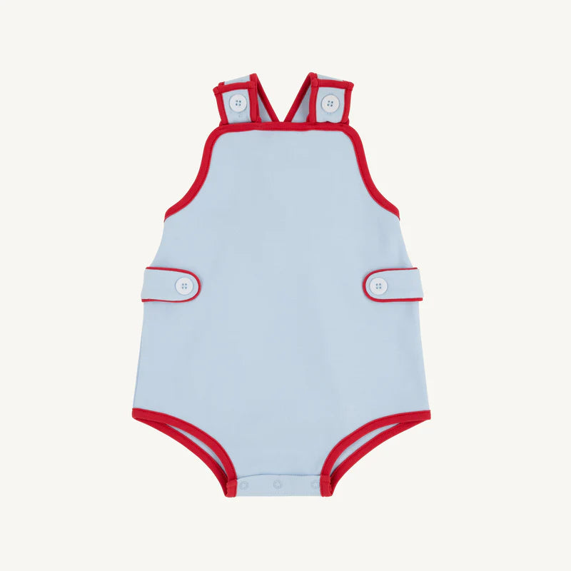 Skipper Sunsuit- Buckhead Blue/Richmond Red