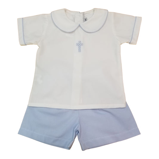 Blue Cross Short Set