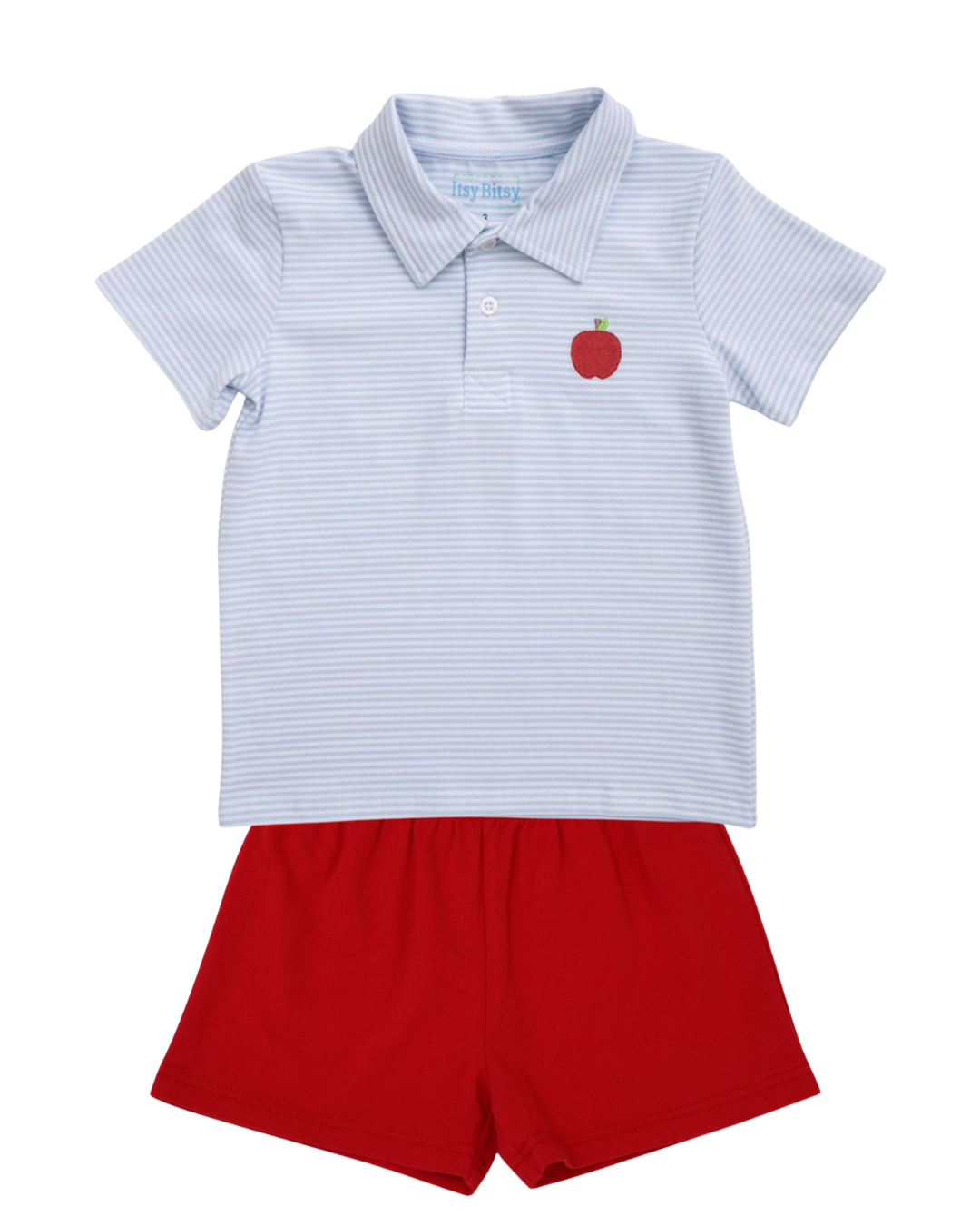 Apple Polo Short Set