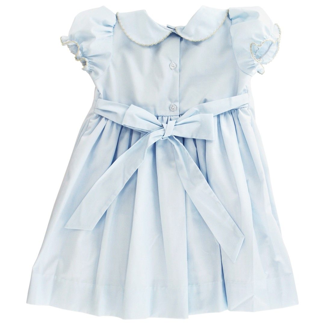 Pastel Blue Bow & Rosebud Float Dress