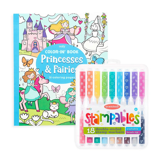 Princesses & Fairies Stampables Coloring Pack