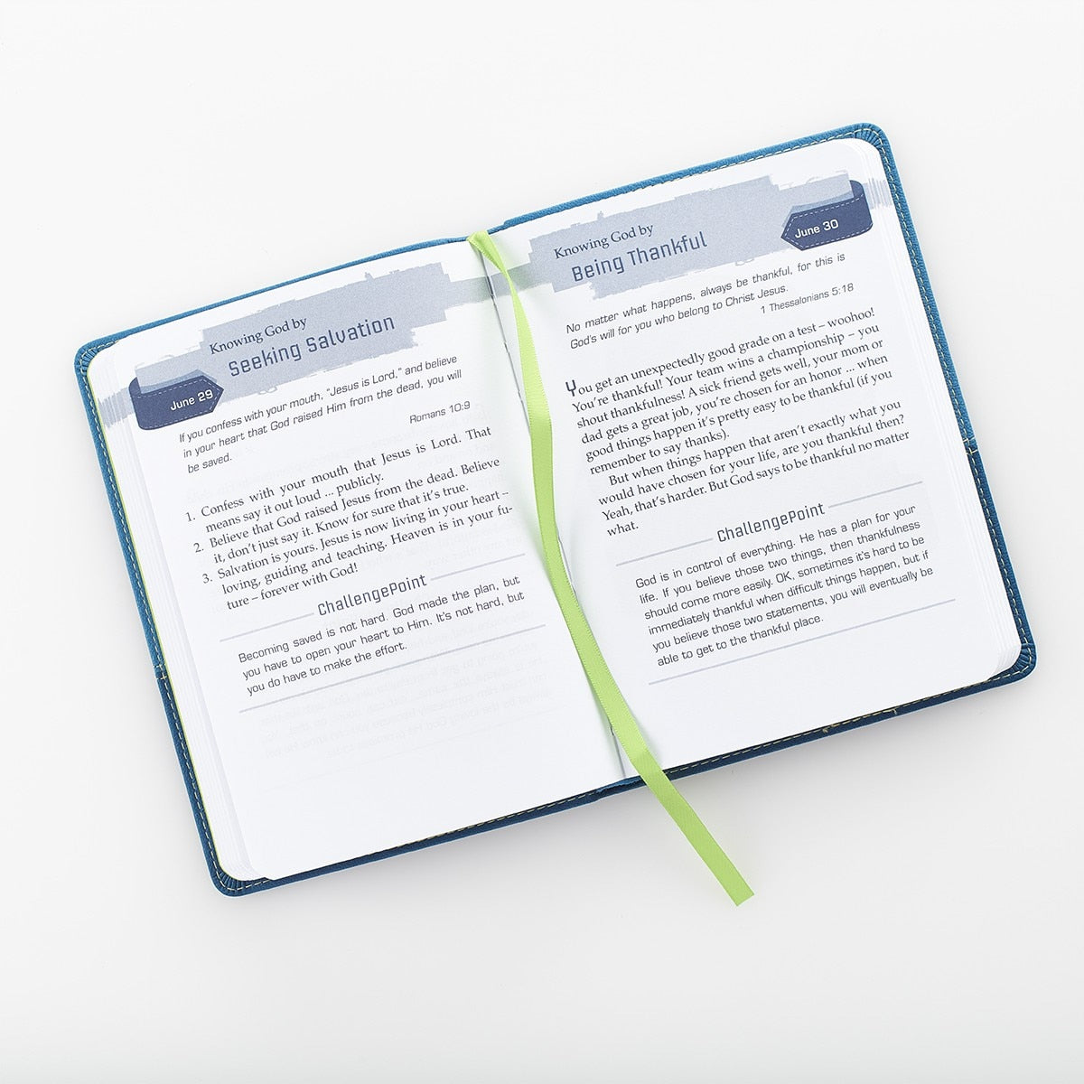 Kid Book 365 Days To Knowing God For Guys-Faux Leather