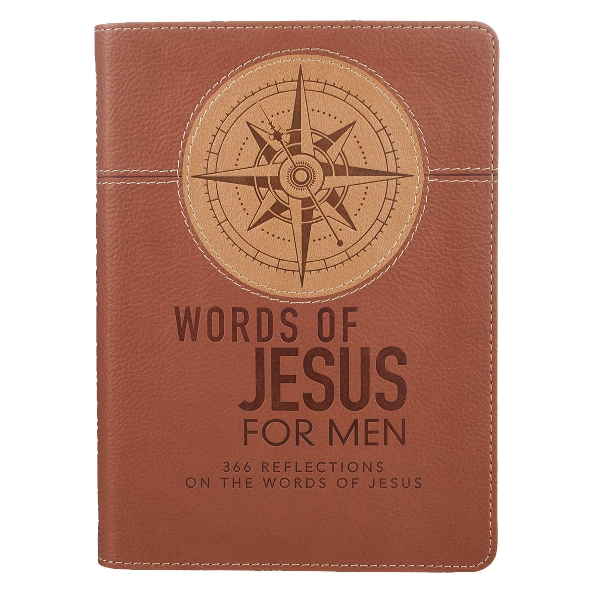 Devotional Words of Jesus for Men- Faux Leather Cover