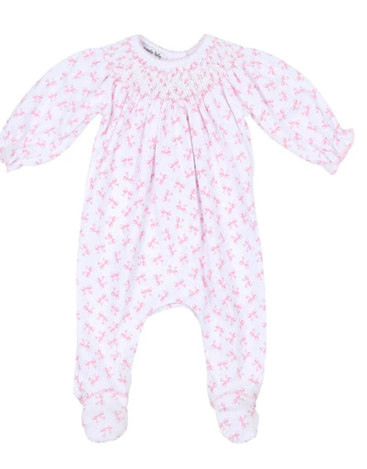 Baby Bows Bishop Footie