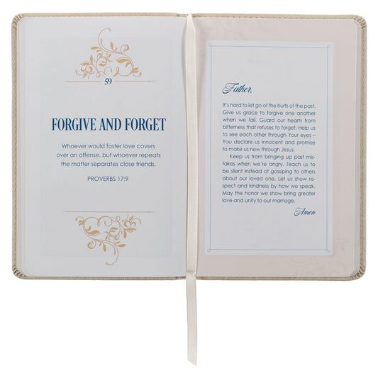 Gift Book 101 Prayers for Mr. & Mrs.- Faux Leather Cover