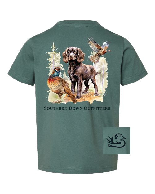 Pheasant Brittany Toddler Tee