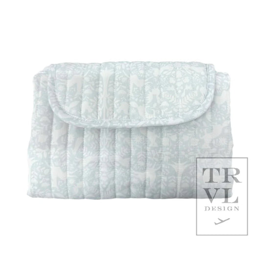 TRVL DESIGN Quilted Changer Mat-Blue