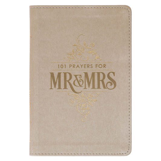 Gift Book 101 Prayers for Mr. & Mrs.- Faux Leather Cover