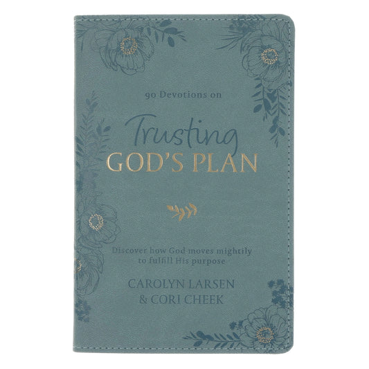 Devotional Trusting God's Plan- Faux Leather Cover