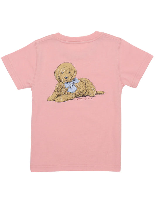 Girls Doodle T-Shirt - Blush