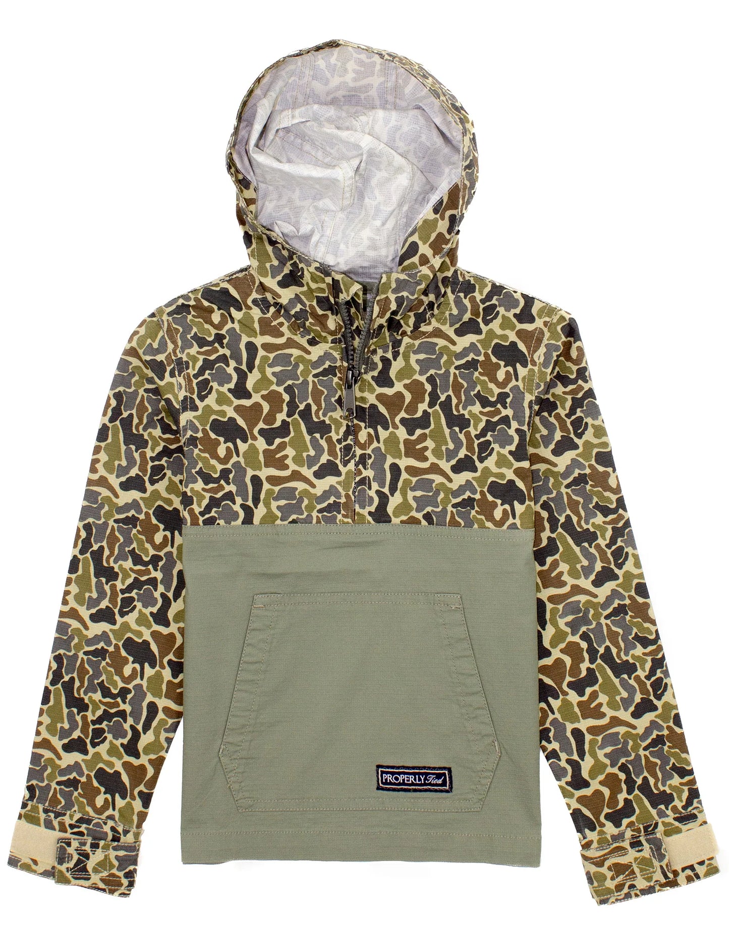 Ridge Anorak Pullover - Vintage Camo