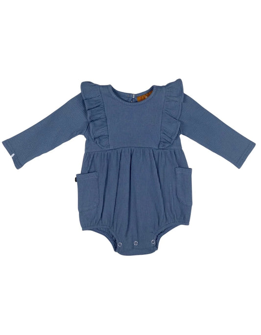 Amelia L/S bubble - Blue