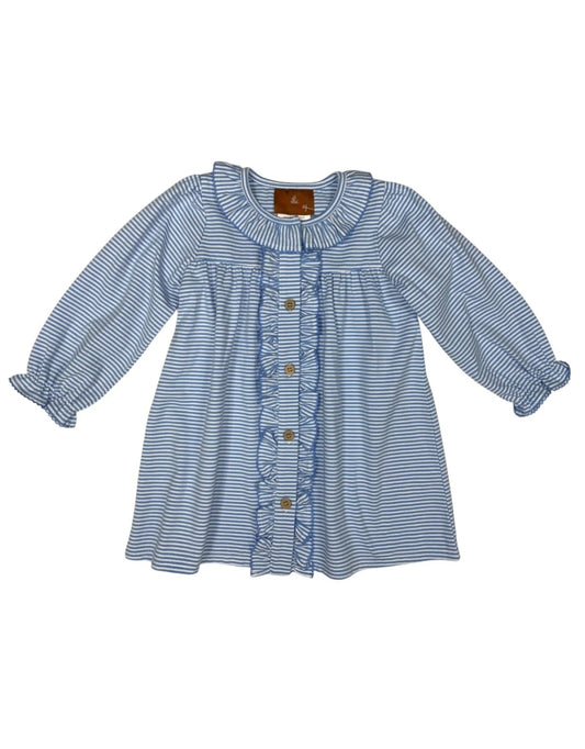 Maisie L/S Dress - Blue Stripe