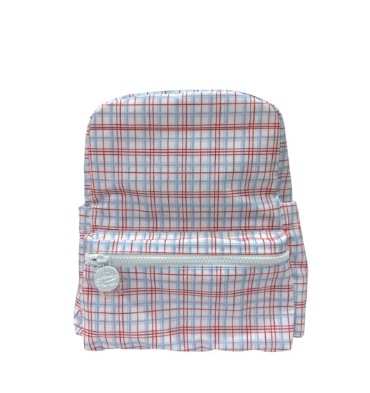 TRVL DESIGN Mini Backer-Classic Red Plaid