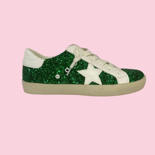 Green Glitter Sneaker