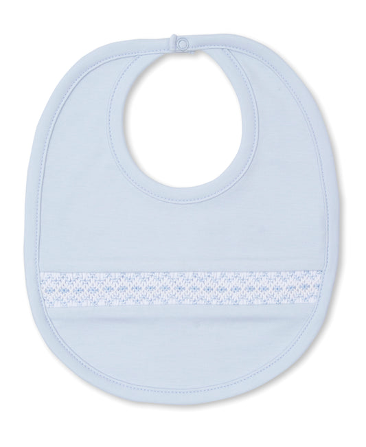 CLB Smocked Bib - Blue