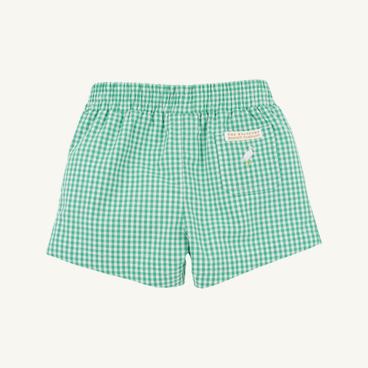 Sheffield Shorts - Gibson Green Gingham