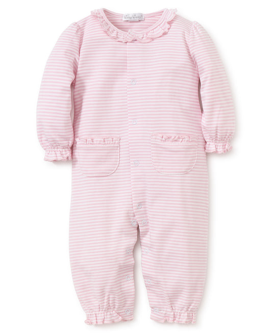 Kissy Stripes Playsuit - Pink