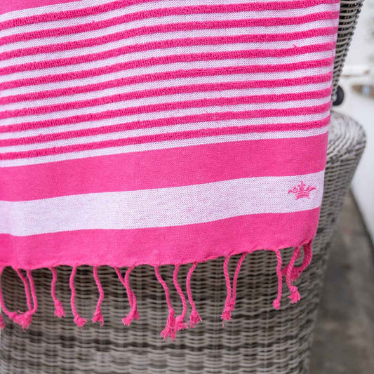 Bahama Beach Towel - Hot Pink