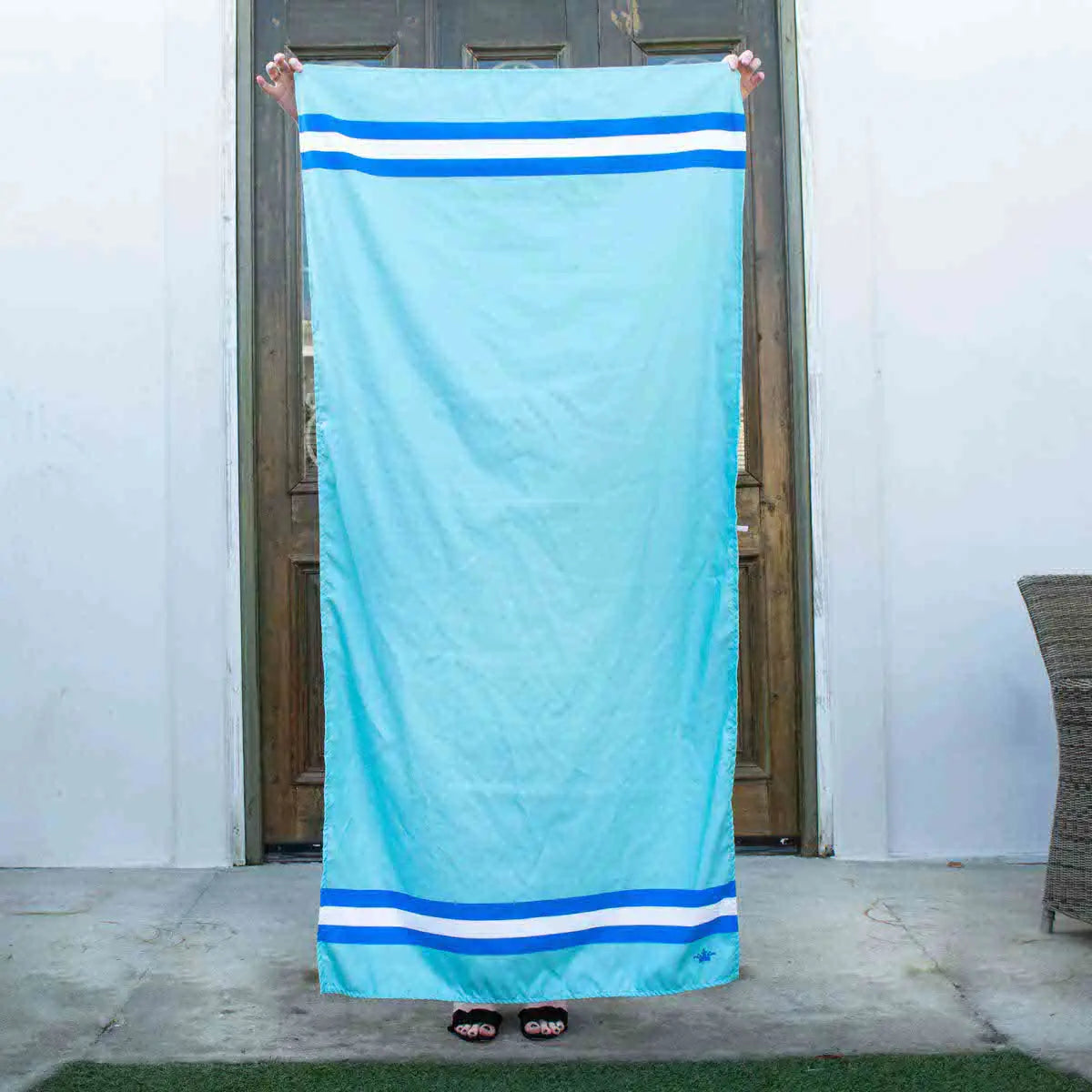Curacao Beach Towel - Aruba Blue