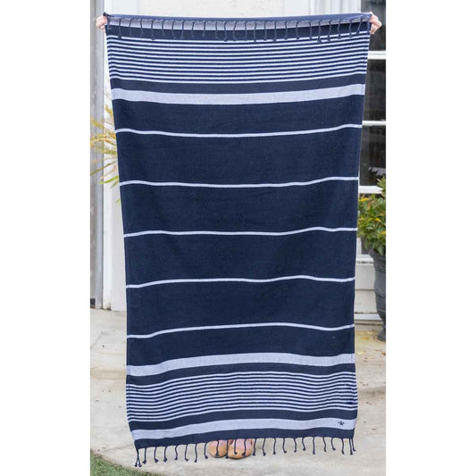 Bahama Beach Towel - Navy