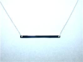 16" Thin Bar Necklace