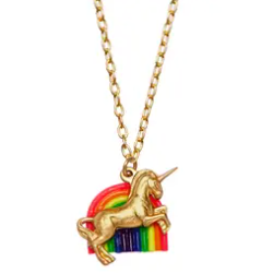 Unicorn and Rainbow Necklace